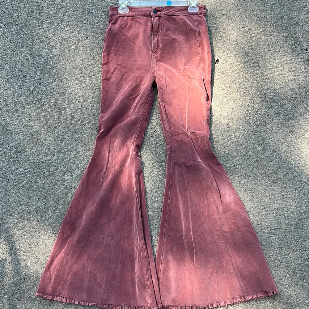 Free People corduroy flared jeans size 28